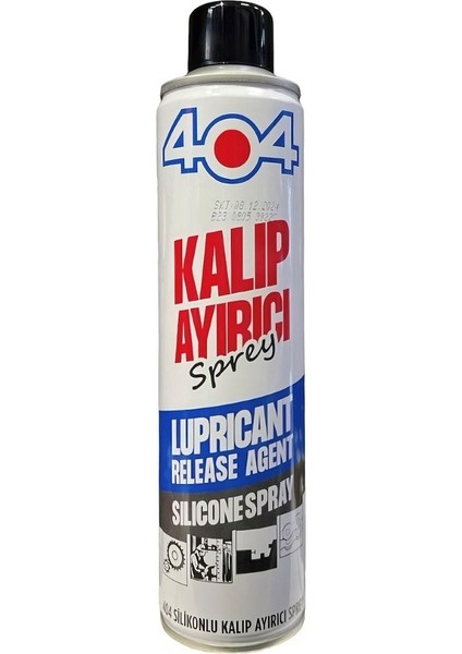 Kalıp Ayırıcı ve Yağlayıcı Sprey 400ML 1 Koli 20 Adet