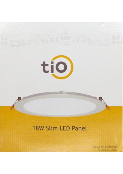 18W IP40 1440lm 6500K SLIM LED PANEL