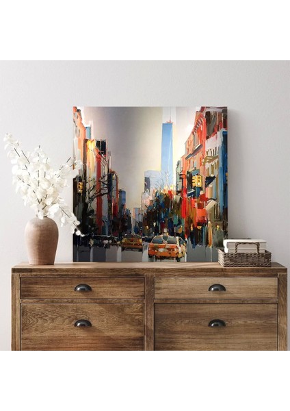 Metropolün Renkleri Kanvas Tablo modelleri