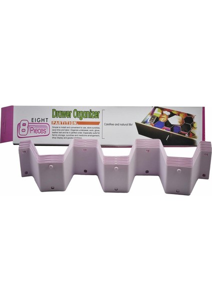 8 Parça Pratik Çekmece Düzenleyici Petek fırsatları