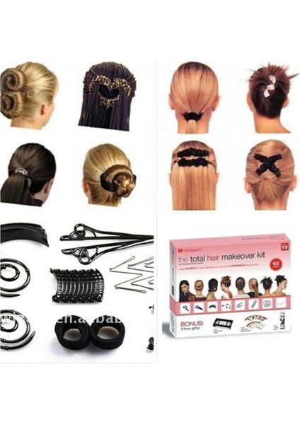 12 Farklı Tasarım Tokası Seti Makeover Kit fırsatları