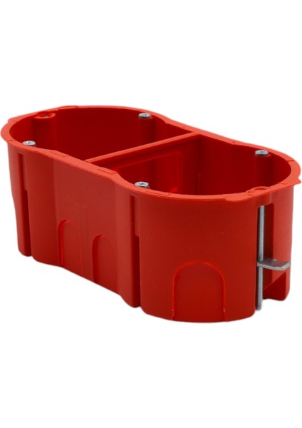 İkili Alçıpan Kasa Kırmızı ( 10 Adet ) fiyatları