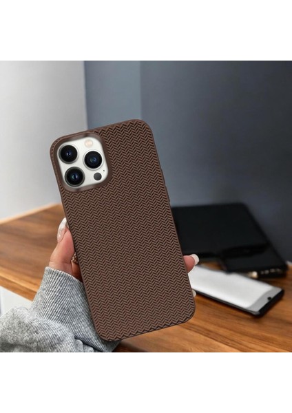 Dokuma Desenli Silikon Apple iPhone 11 Kılıf Turkuaz