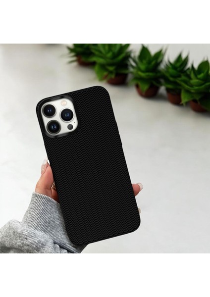 Dokuma Desenli Silikon Apple iPhone 11 Kılıf Turkuaz