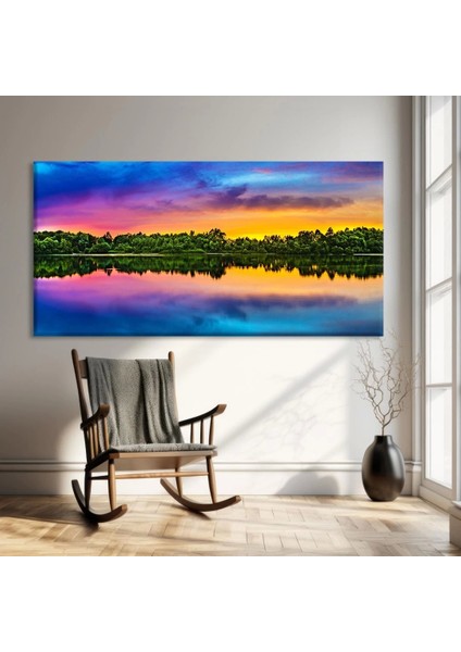 Pastel Günbatımı Kanvas Tablo