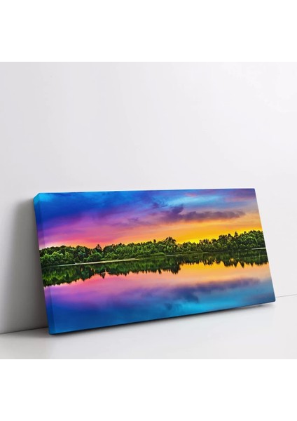 Pastel Günbatımı Kanvas Tablo fiyatları