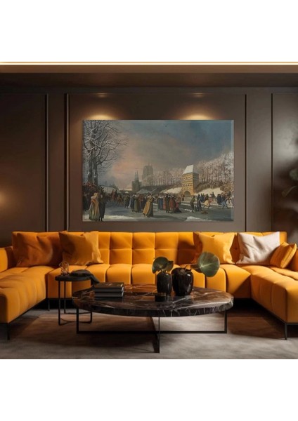 Kışın Soluğu Kanvas Tablo fiyatları