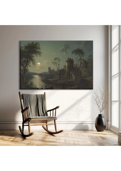 Gecenin Gizemi Kanvas Tablo