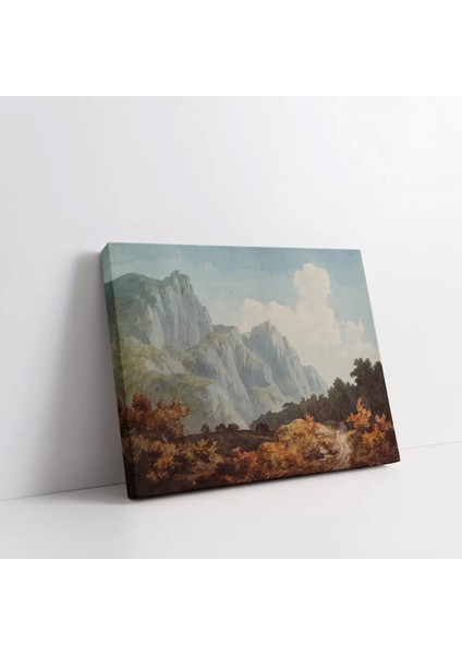Dağların Manzarası Kanvas Tablo modelleri