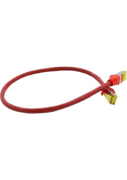 Dıgıtus CAT6A S-Ftp Patch Cord 0,50 mt Red (10'lu Paket)