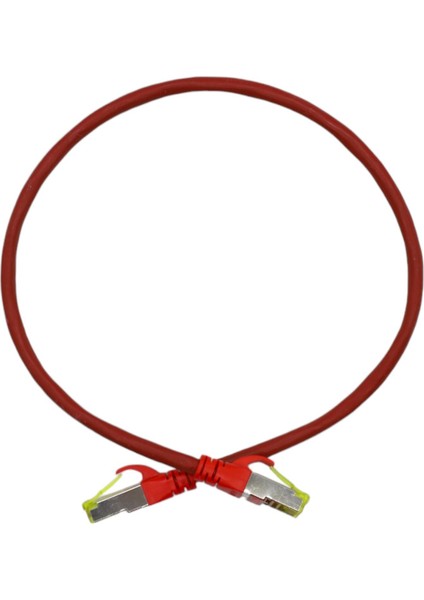 Dıgıtus CAT6A S-Ftp Patch Cord 0,50 mt Red (10'lu Paket)