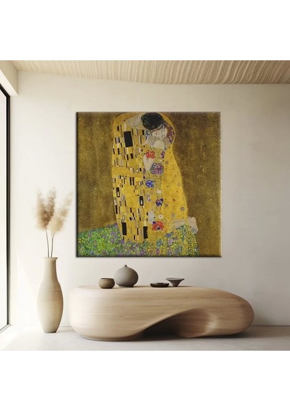 Öpücük Kanvas Tablo