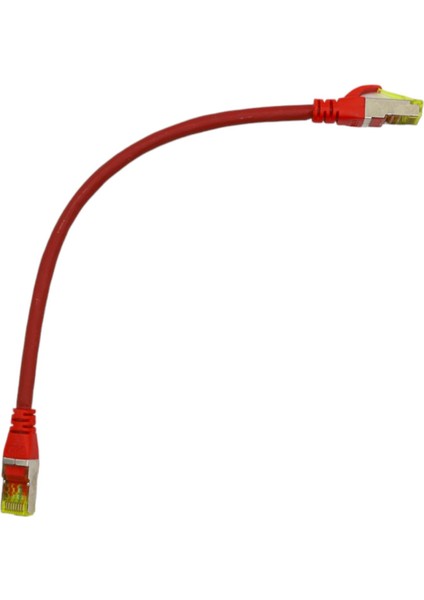 Dıgıtus CAT6A S-Ftp Patch Cord 0,25 mt Red (10'lu Paket)