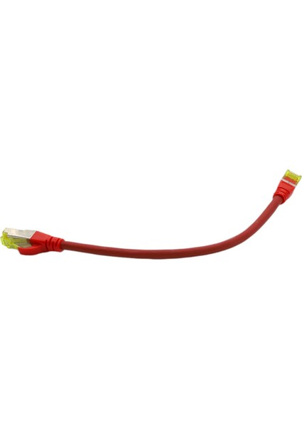Dıgıtus CAT6A S-Ftp Patch Cord 0,25 mt Red (10'lu Paket)
