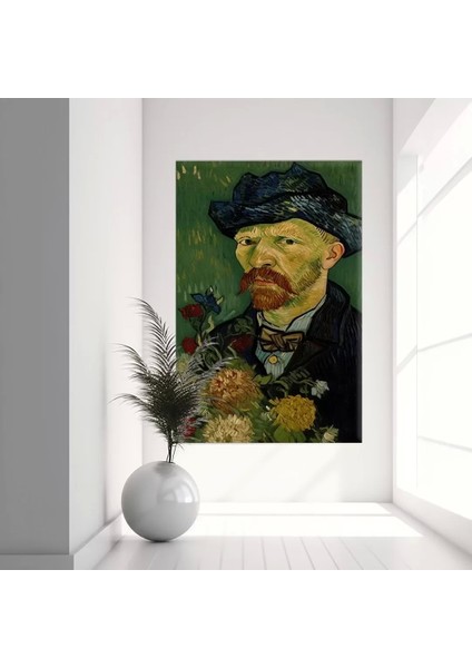 Natürmort: Yeşil Şapka Kanvas Tablo