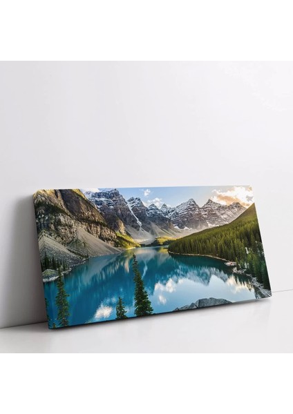 Dağ Gölü Kanvas Tablo fiyatları