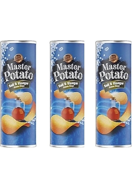 Potato Tuz Sirke Çeşnili Cips 160 gr 6 Adet