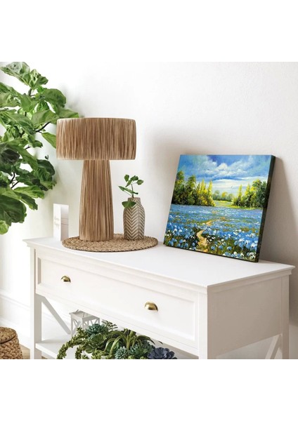 Nehir Kenarı Cenneti Kanvas Tablo modelleri