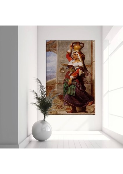 Su Taşıyan Roman Kanvas Tablo