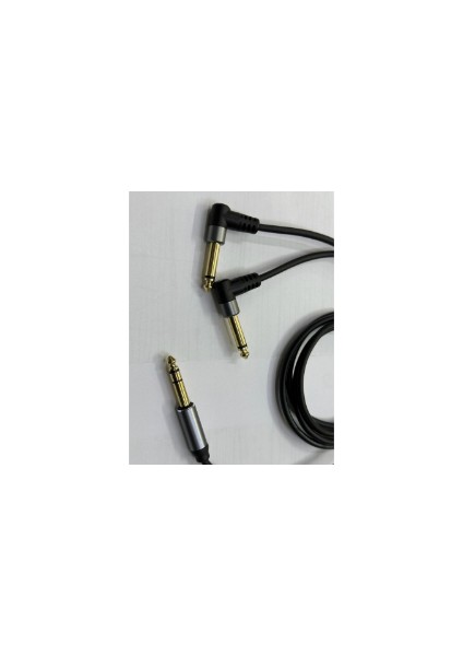 6.3 mm Stereo 2x 6.3 mm Mono Kablo 6.3 mm Y Kablo