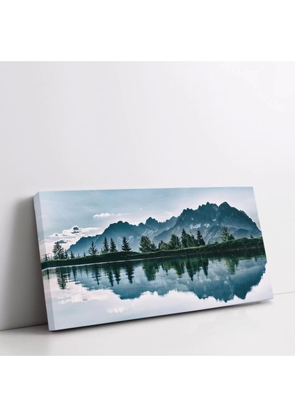 Dağ Yansımaları Kanvas Tablo fiyatları