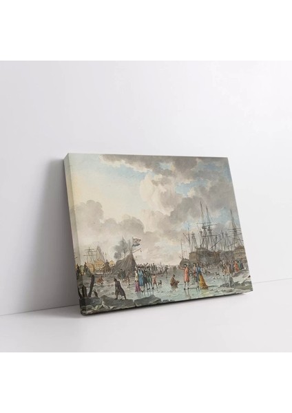 Limanın Sabahı Kanvas Tablo modelleri