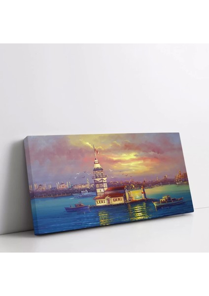 Majestik Kule Kanvas Tablo fiyatları