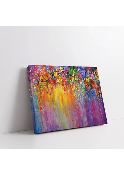 Renk Dolu Çiçekler Kanvas Tablo fiyatları