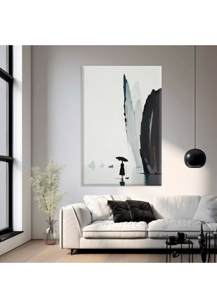 Yalnız Yelken Kanvas Tablo