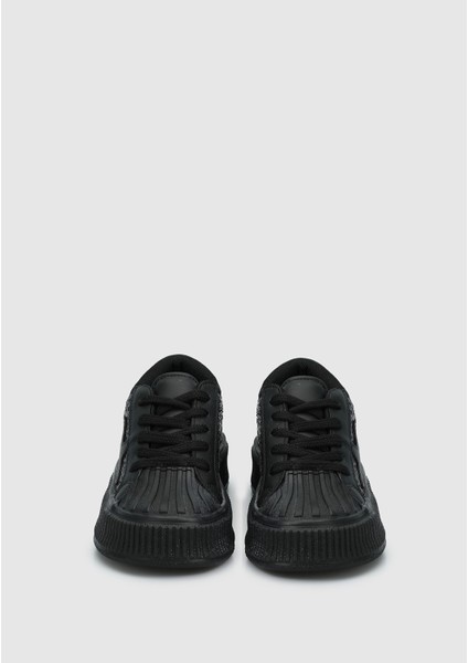 Siyah Kız Çocuk Sneaker