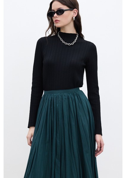 Pılıse Maxı Etek Yeşil