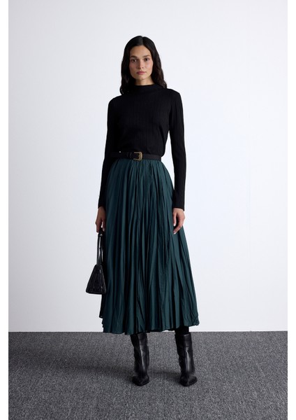 Pılıse Maxı Etek Yeşil modelleri