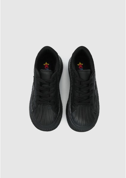Siyah Kız Çocuk Sneaker