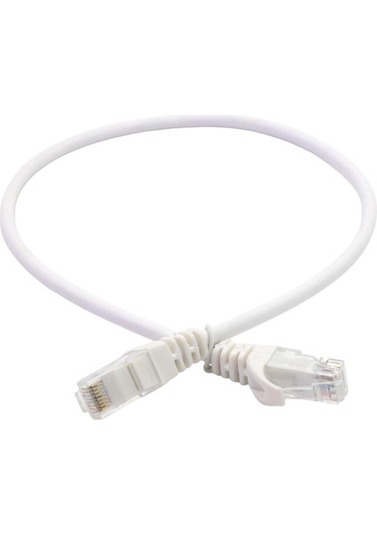 0,50 mt Cat6 Utp Lszh Patch Cord Whıte