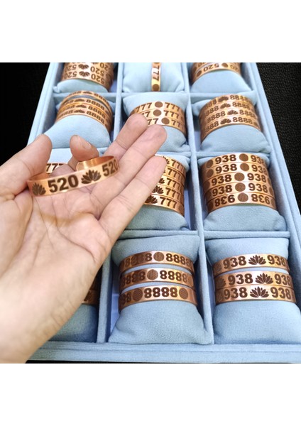 520 Para Sekanslı Saf Bakır Unisex Model Bileklik Bakır Bileklik modelleri