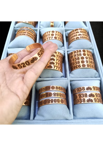 520 Para Sekanslı Saf Bakır Unisex Model Bileklik Bakır Bileklik fırsatları