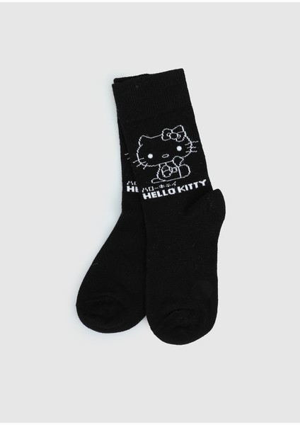 Siyah Hello Kitty Siyah Soket Çorap 31-34 fiyatları