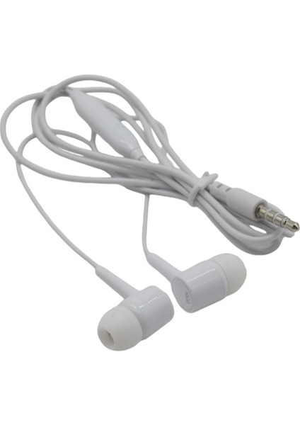 Musıc Earphone Kablolu Kulaklık Beyaz