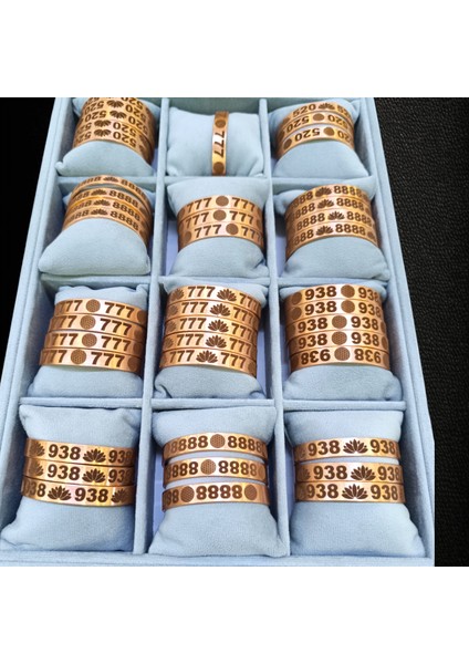 Saf Bakır Bileklik Kadim Sayı Sekans 777 Şans Bolluk Zenginlik Bereket Bakır Bilezik fırsatları