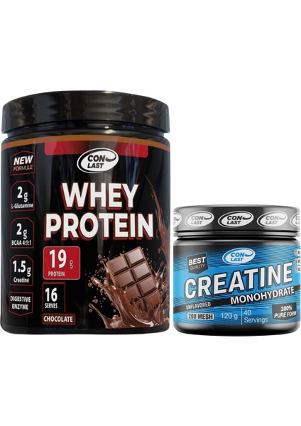 Whey Protein Çikolata Aromalı 400 gr - Creatine 120 gr