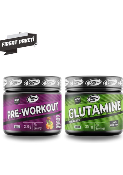 Pre-Workout Orange 300 g Glutamine 300 gr
