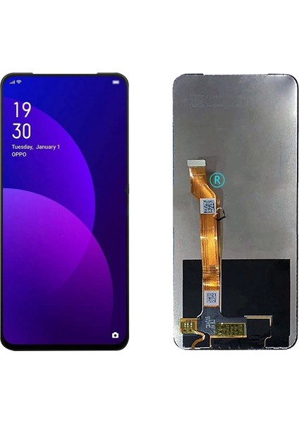 Oppo F11 Pro LCD Ekran Dokunmatik Çıtasız Siyah Servis