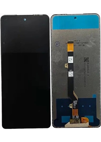 Infinix Hot 30 LCD Ekran Dokunmatik Çıtasız Siyah