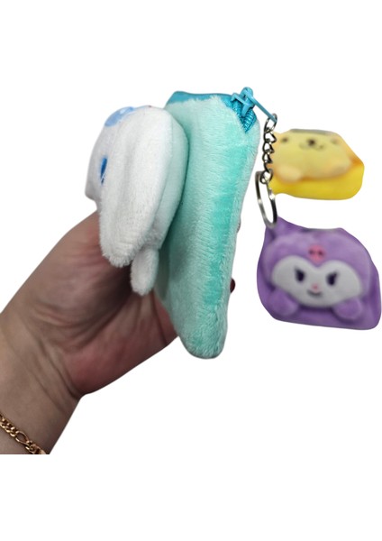 Kuromi ve Pompompurin Peluş Cüzdan Anahtarlık indirimleri