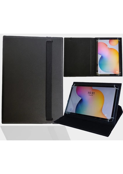 Excon M72T - 7" Tablet Uyumlu Standlı Üniversal Kapaklı Tablet Kılıfı