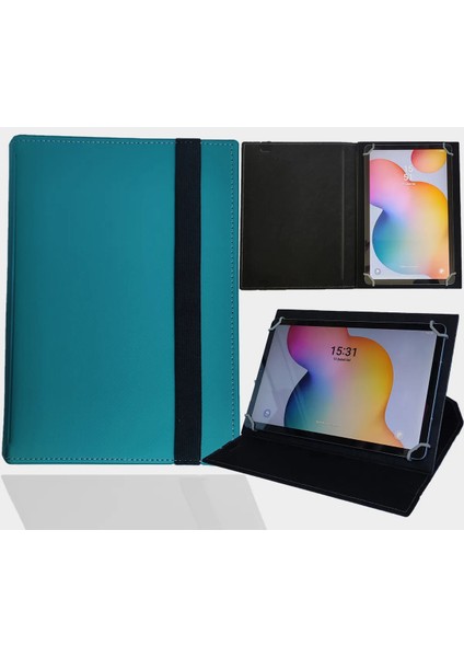 Nextbook NX010HI8G - 10.1" Tablet Uyumlu Standlı Üniversal Kapaklı Tablet Kılıfı