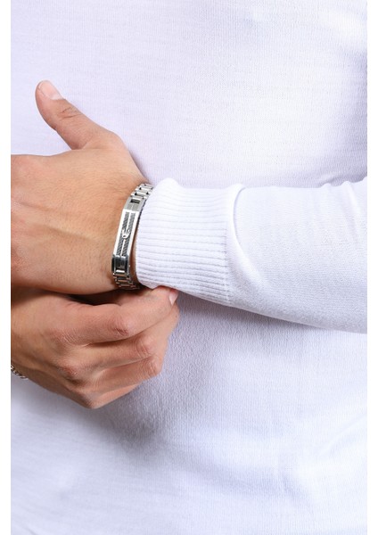 Erkek Yarım Balıkçı Yaka Boğazlı Triko Kazak Slim Fit Kışlık Üst Giyim Kazağı