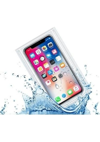 Telefon Kılıfı Su Geçirmez Şeffaf