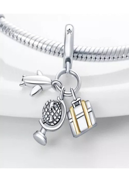 Uçak, Dünya, Valiz Sallantılı Charm