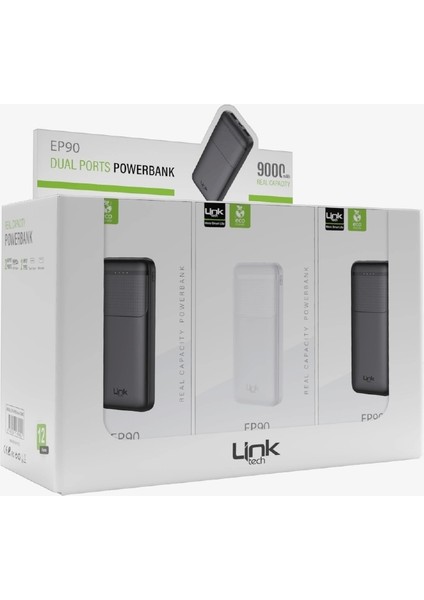 EP90 Strong Çevre Dostu 9000MAH Powerbank